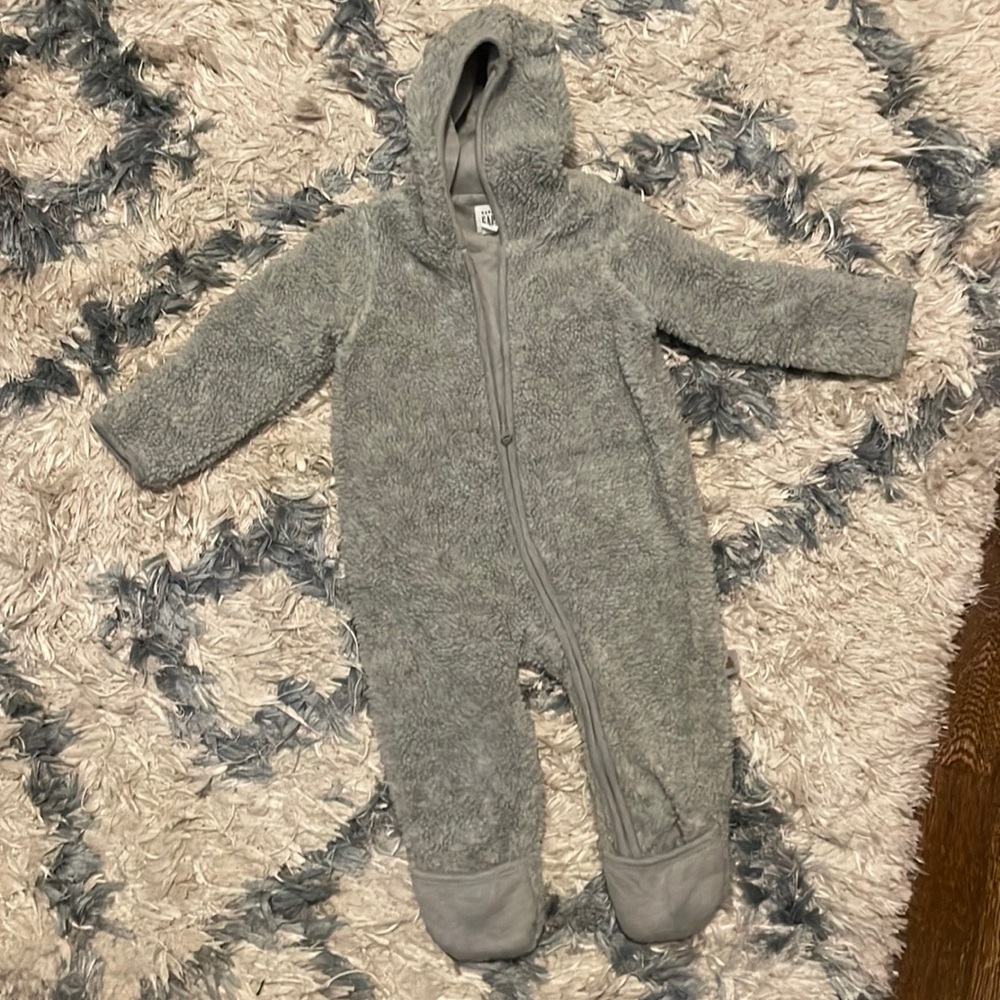 Gap cozy bear winter one-piece! 12-18 mo.